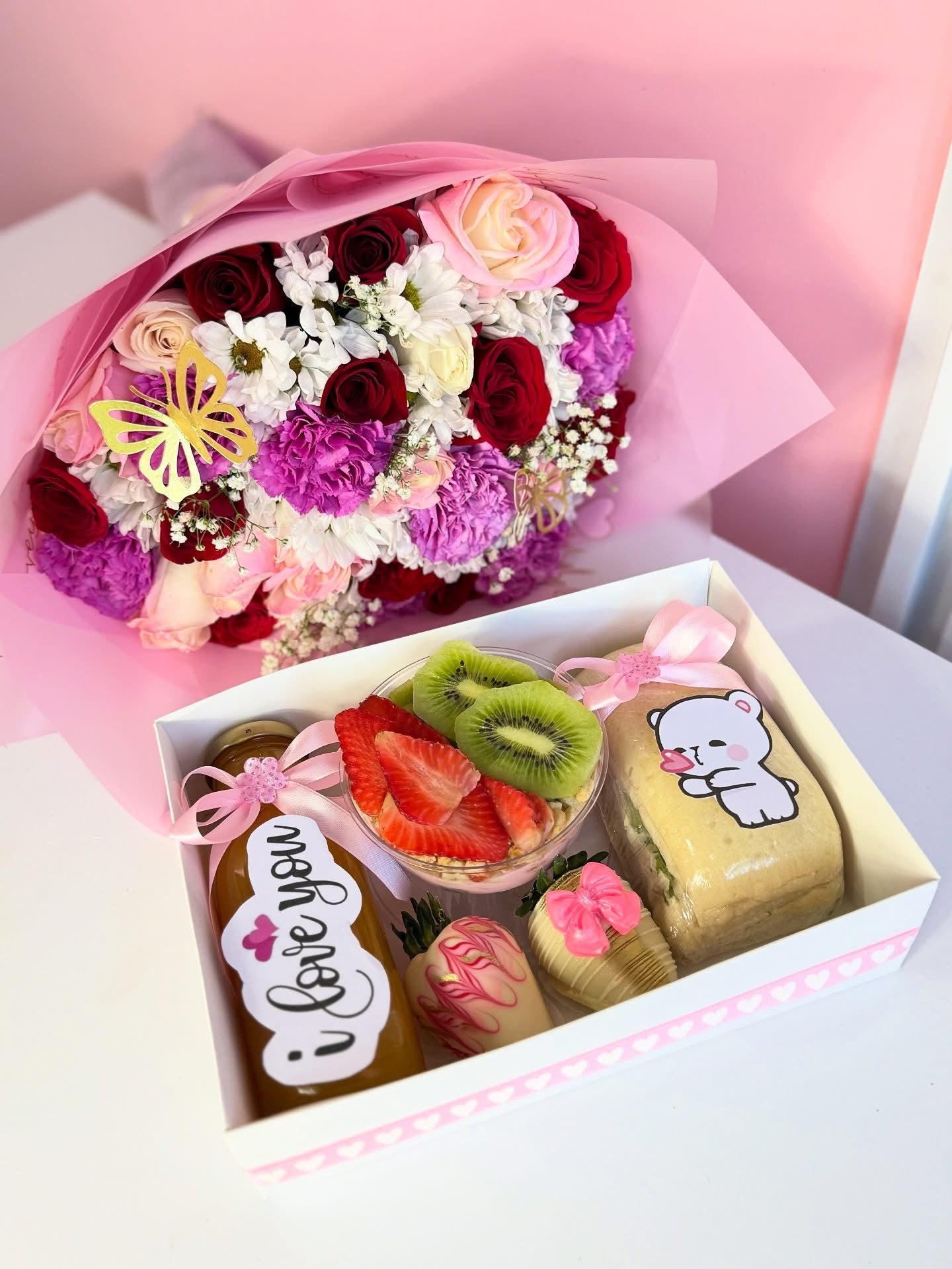 Combo onces y flores