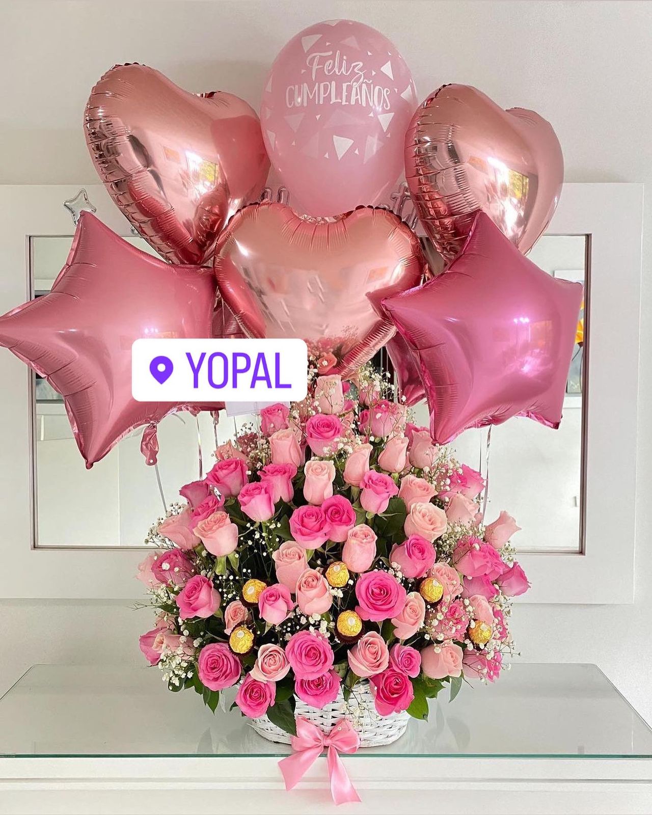 Ramo grande con globos