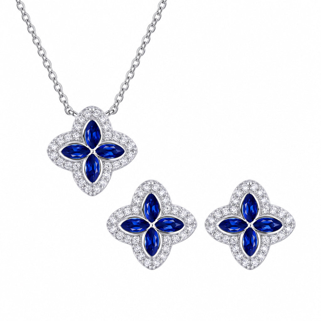 Set Trébol Azul