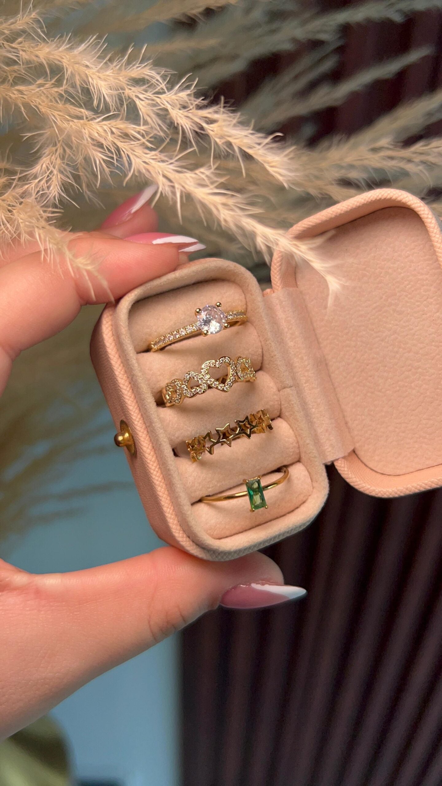 Anillos baño oro