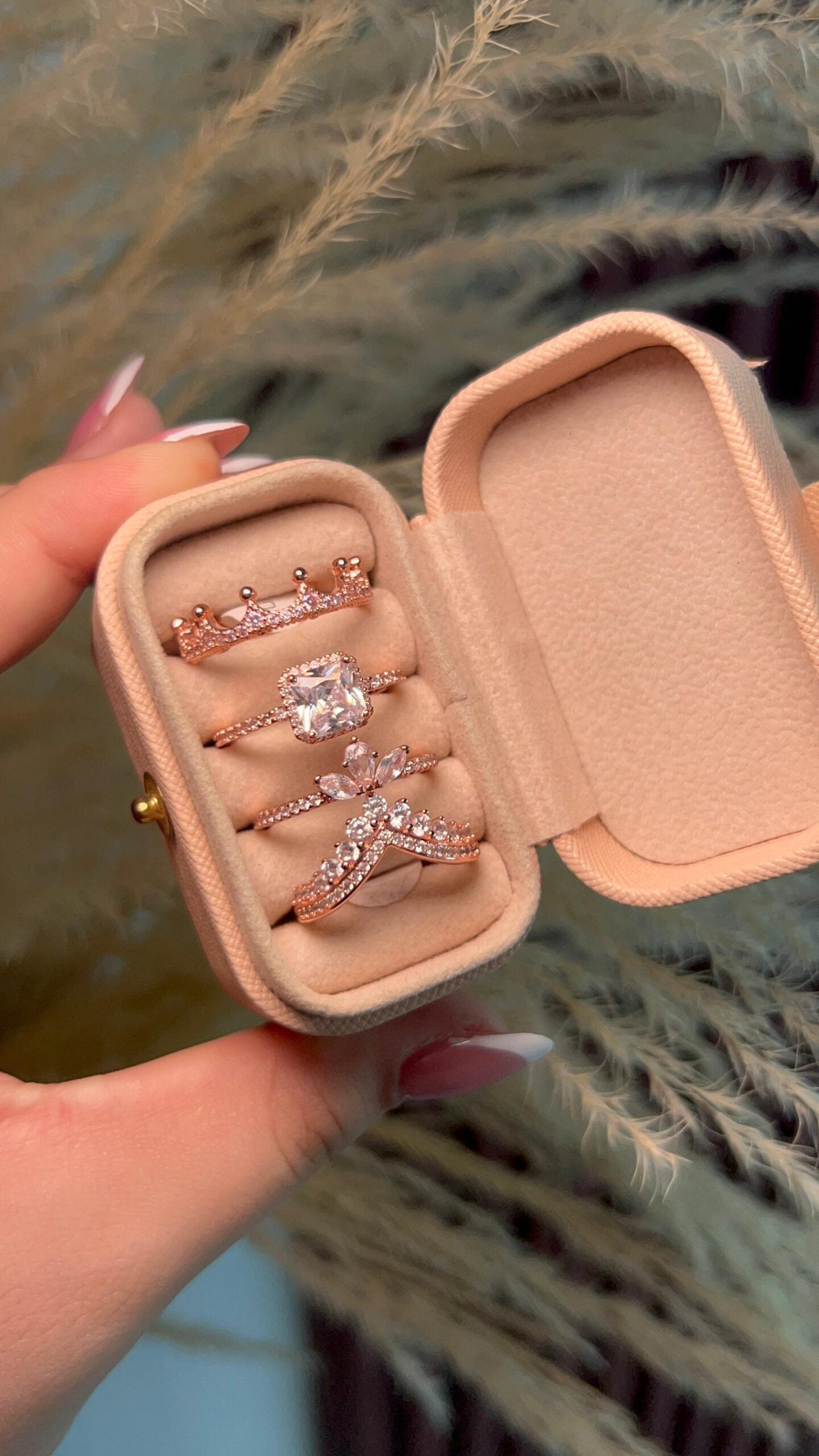 Anillos oro rosa