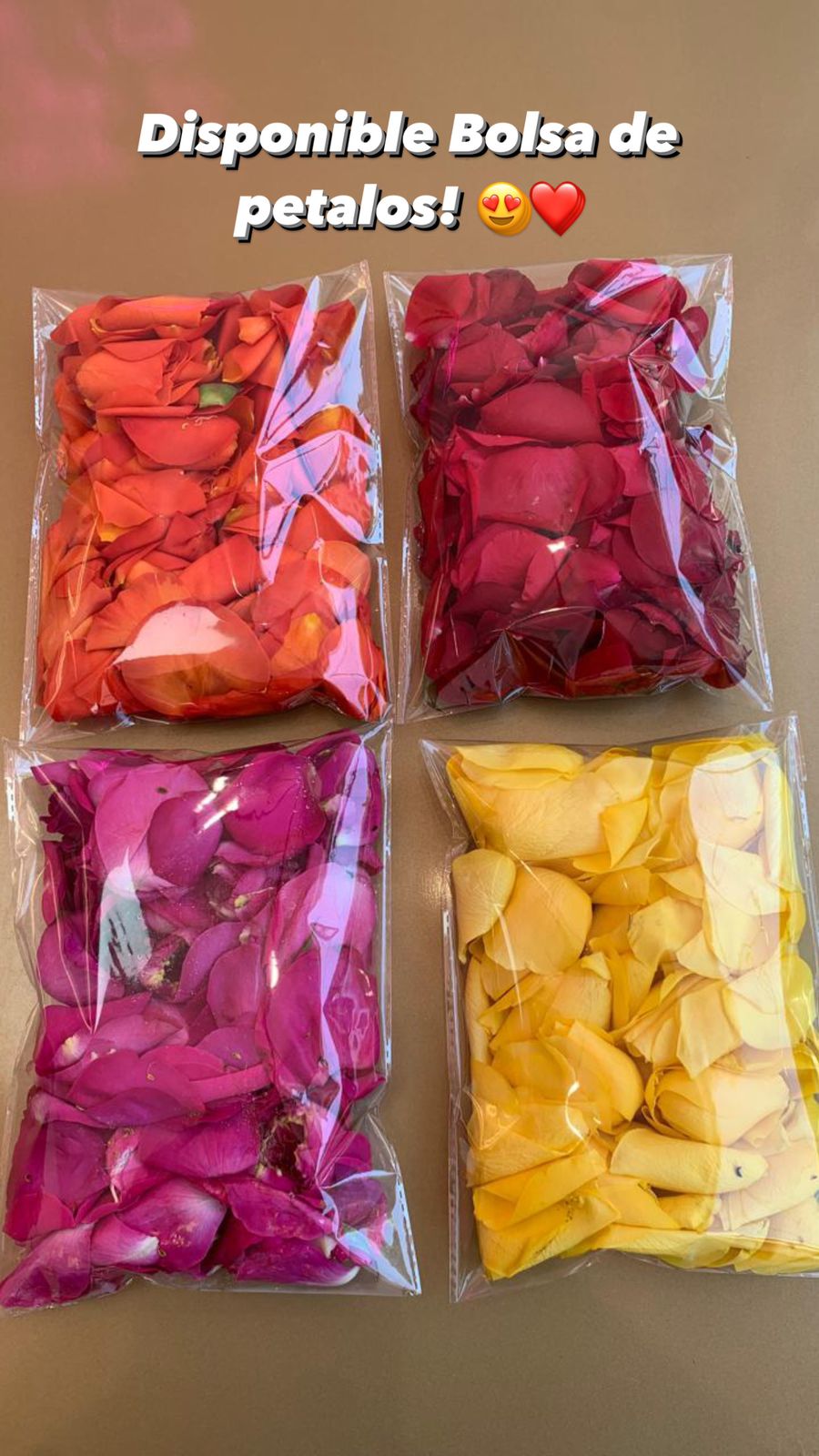 Bolsa de Pétalos