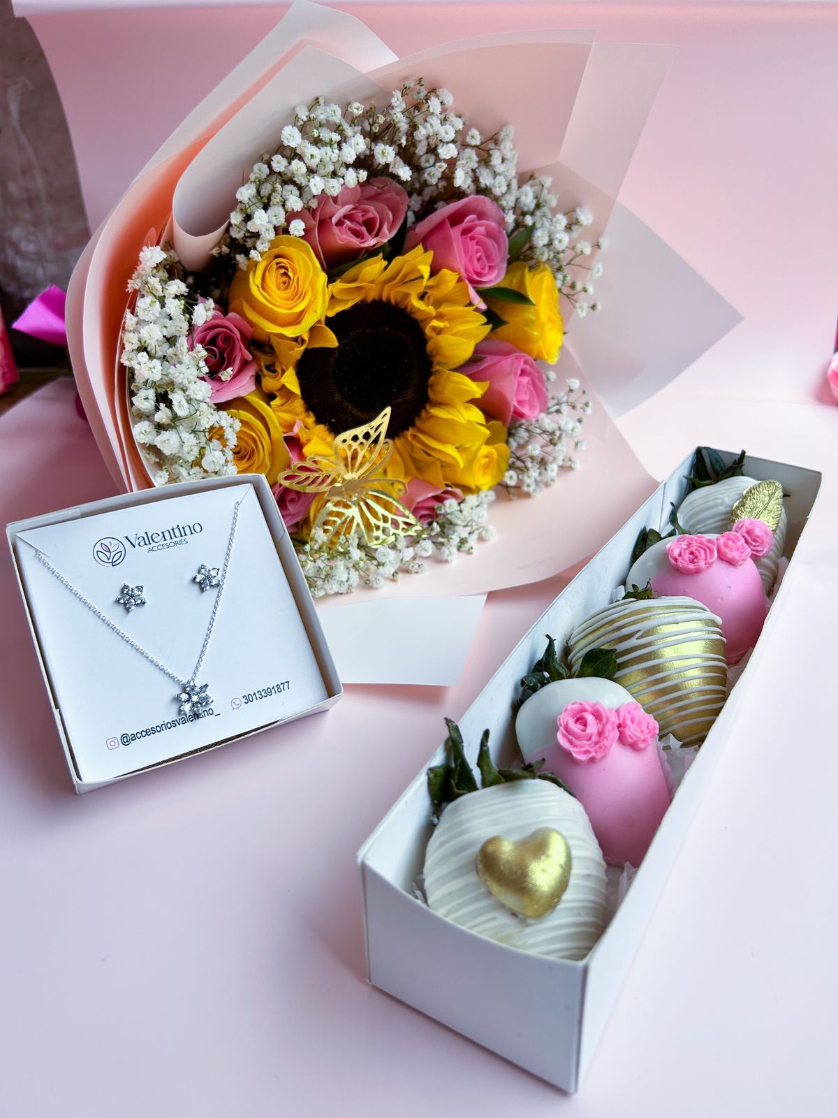 Flores, fresas y accesorios
