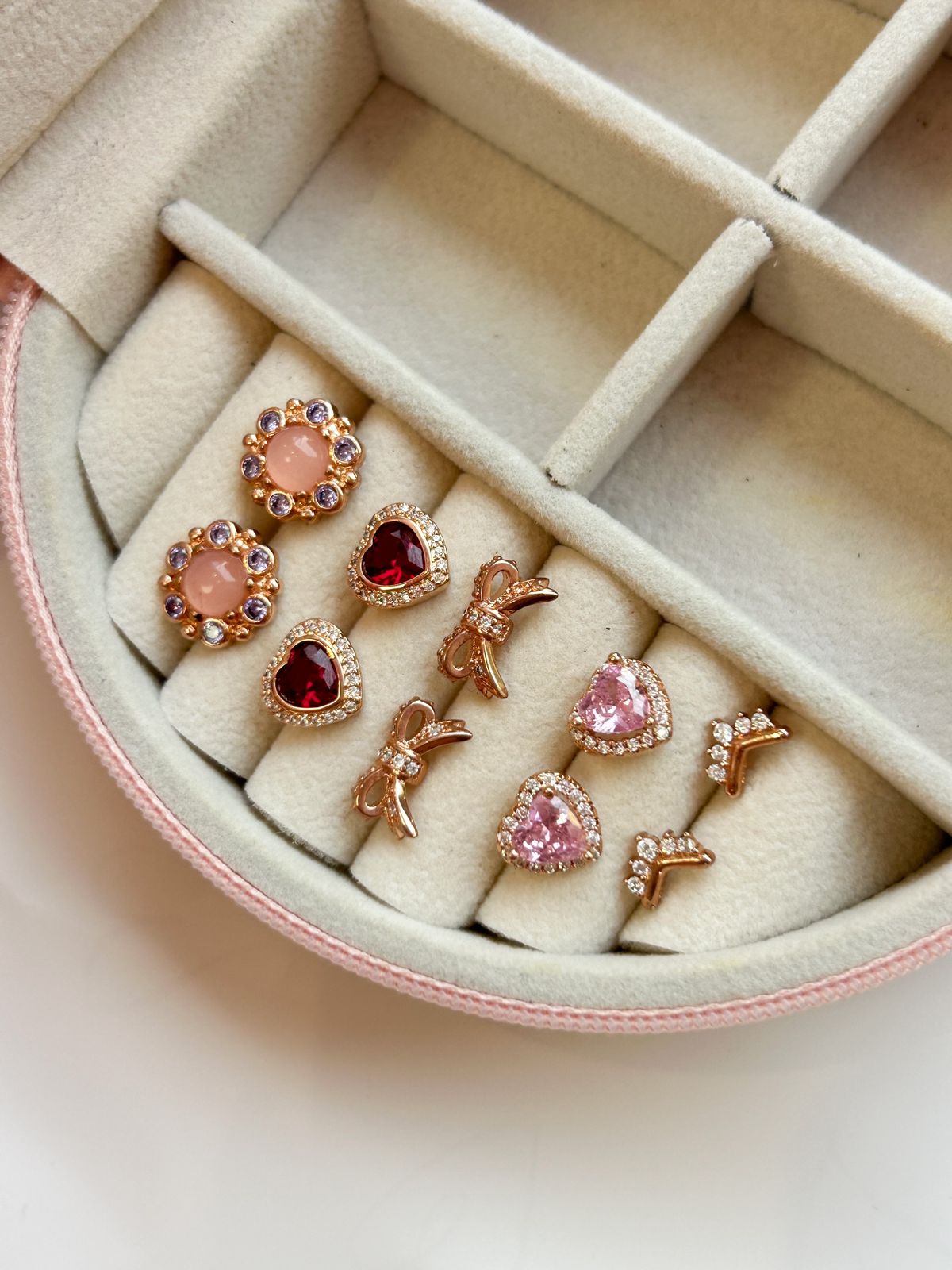 Aretes en rosegold