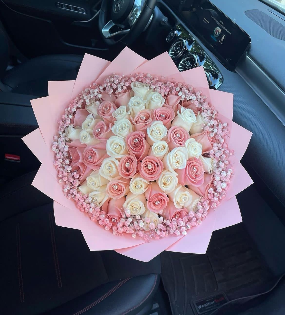 X50 ROSAS BLANCO Y ROSADO
