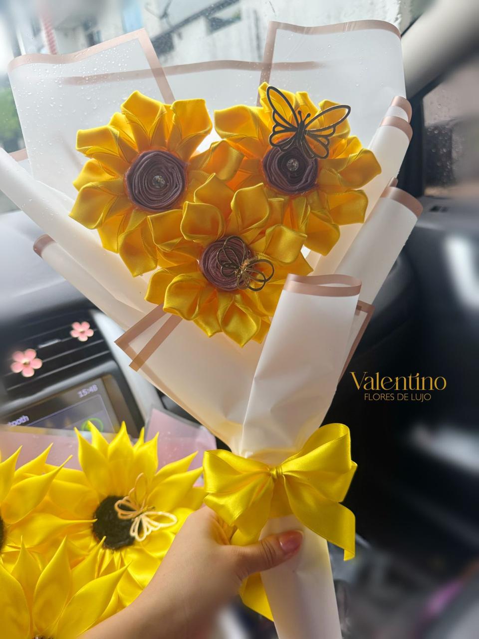 Bouquet x3 Girasol eterno estilo #1