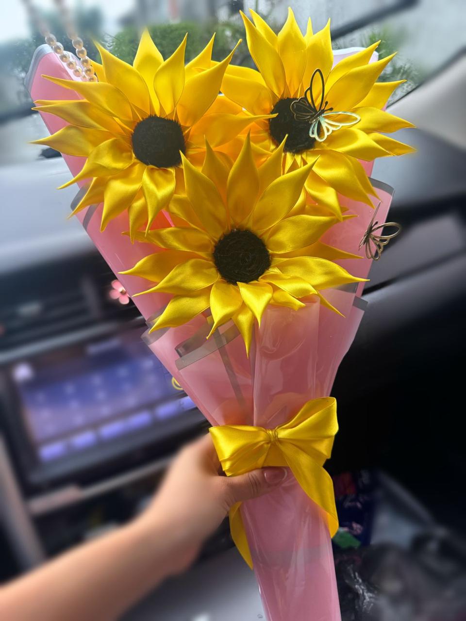 Bouquet x3 Girasol eterno estilo #2
