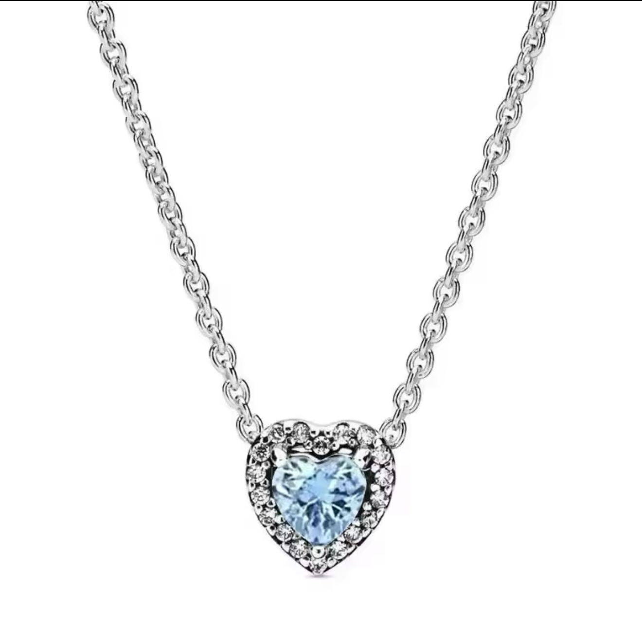 Cadena corazón blue