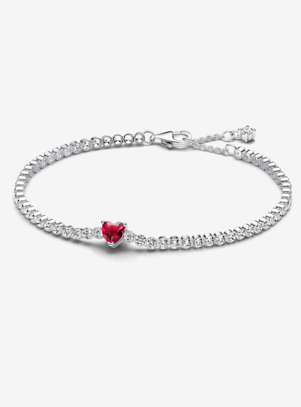 Pulsera corazón rojo