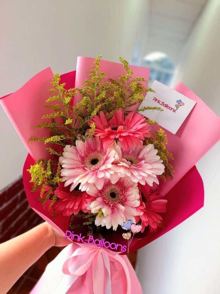 Bouquet x4 gerberas