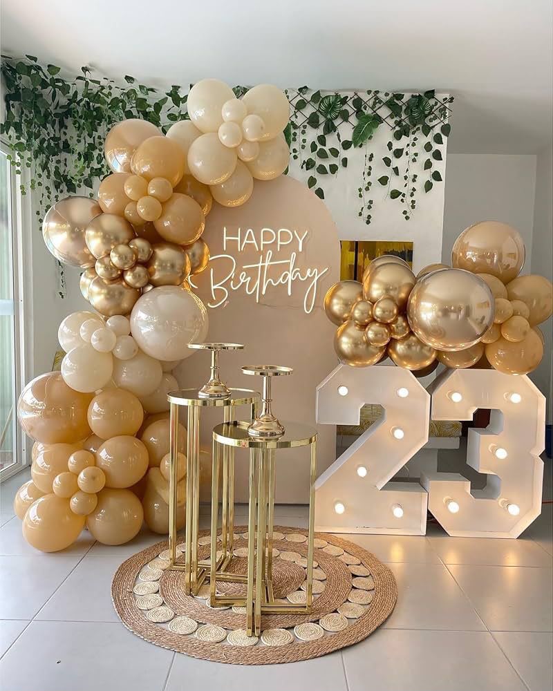 Decoración tonos gold